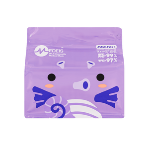 SEAHORSE PURPLE <br>14.5cm For Age 5+<br> | 30pcs per bag (Individual Packaging)