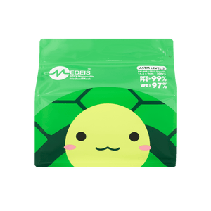 TURTLE GREEN <br>14.5cm For Age 5+<br> | 30pcs per bag (Individual Packaging)