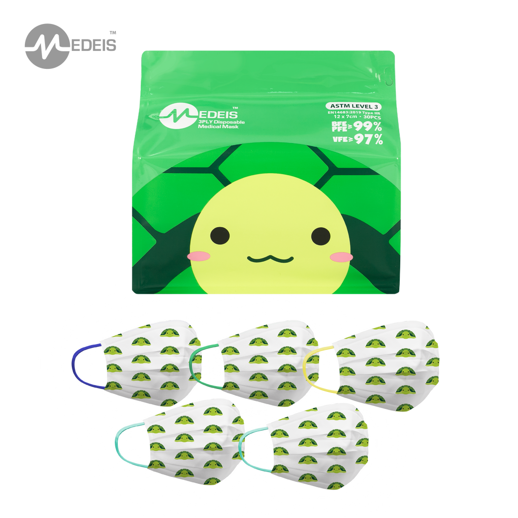 TURTLE GREEN <br>14.5cm For Age 5+<br> | 30pcs per bag (Individual Packaging)